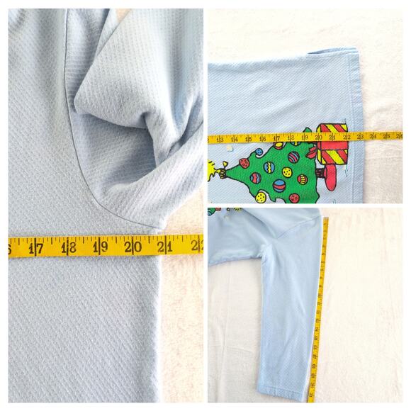 Disney/Snoopy Bundle(2) Christmas Minnie/Vintage Peanuts PajamaTops Women's L/XL - Picture 3 of 6